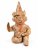Figure assise de Nayarit avec une coiffe conique haute | Ouest du Mexique | Vers 100 av. J.-C. – 300 apr. J.-C.