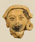 Pre-Columbian | Mesoamerican | Larger Ceramic Head Fragment | Circa 500-900 AD