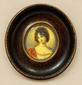 Miniatura Madame Récamier (según François Gérard) | Gouache sobre marfileña | Finales del siglo XIX y principios del XX
