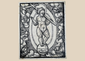 Northern Renaissance woodcut depicting the Christ Child as Salvator Mundi standing upon the terrestrial orb, Germany, circa 1560–1580 CE.