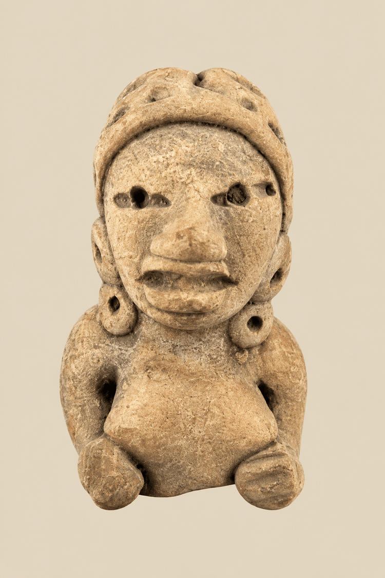 Figurine féminine précolombienne | Ouest du Mexique (Jalisco/Nayarit) | Vers 300 av. J.-C. – 300 apr. J.-C.