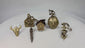 Video showcasing a set of six Tibetan bronze protective amulets with sacred imagery, 19th–early 20th century