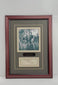 Video showcasing an original 1864 Confederate Civil War soldier's family relief payment voucher from Wythe County, Virginia, professionally framed alongside a historical photograph of armed Civil War-era men. The display features handwritten period inscriptions, decorative matting, an engraved identification plaque, and an accompanying Wall Street Creations Certificate of Authenticity.