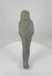 Rotating view of an ancient Egyptian dark stone ushabti with deeply incised hieroglyphic inscriptions, circa 700–600 BCE