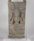360-degree rotating video of an antique Indian Gajalakshmi architectural wood carving with elephants