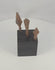 Video of three ancient Roman iron projectile points with leaf-shaped and narrow forms mounted on a black display block
