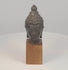 Cabeza de Buda de bronce del sudeste asiático | Escultura fundida con pátina oscura | Siglos XVIII-XIX d. C.