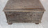 360-degree view of a Renaissance Italian cassone showcasing hand-carved figural panels, foliate motifs, scroll feet, and original patina, circa 1550–1650