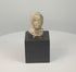 Video showcasing an ancient Greek mold-made terracotta protome with stylized facial features, hollow backless construction, and weathered archaeological surface