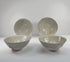 Video showcasing four Song dynasty celadon bowls from Fujian, China, circa the 12th century, highlighting their pale green glaze, incised floral decoration, and rounded forms.
