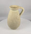 Ancient Roman North African terracotta pitcher from modern Tunisia displayed in a rotating 360-degree view, highlighting its rounded body, ribbed decoration, recessed neck, broad flaring rim, loop handle, archaeological patina, and Roman Imperial craftsmanship.
