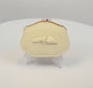 Video showcasing a Victorian carved bovine bone coin purse with hand holding wheat motif, expandable leather sides, purple silk compartments, and metal clasp, circa 1870–1900