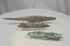 360-degree view of prehistoric Old Copper Culture native copper projectile points from Wisconsin showing natural patina and hammered copper surfaces.