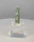 Video showing multiple views and blue-green glaze details of an ancient Egyptian faience Taweret amulet dating to circa 664–332 BCE