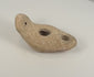 360-degree rotating video of an ancient Eastern Mediterranean terracotta oil lamp with filling and wick apertures