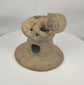 Pre-Columbian Manteño terracotta incensario from coastal Ecuador shown in a rotating 360-degree view, featuring a recumbent anthropomorphic figure, ceremonial vent openings, archaeological patina, and hand-modeled construction. The video concludes with original McMillan Collection provenance documentation and period collection photographs.