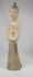 Chinese Tang style pottery attendant figure 360-degree rotating view showing full sculptural form and surface details