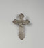 Video showcasing a late 19th-century Russian Orthodox silver pendant cross, highlighting its engraved Crucifixion imagery, scalloped terminals, traditional Orthodox inscriptions, aged silver patina, and 84 zolotnik hallmark on the reverse.