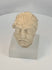 Rotating view of an ancient Gandharan limestone head fragment traditionally identified as Bodhisattva Maitreya, highlighting its weathered facial features, archaeological surface, Kushan Period craftsmanship, and Greco-Buddhist artistic influences from the Silk Road region.
