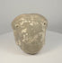 Ming Dynasty Chinese terracotta head fragment showing softly modelled features, aged surface deposits and hollow sculptural construction