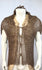 Zoomed in video of antique Moro mail armour showing the bronze rings, peaked shoulders, hide undercoat, collar, and front ties