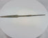 Video showing an Early Bronze Age bronze spearhead from Cyprus dating to circa 2500–1900 BCE, with a leaf-shaped blade, prominent raised midrib, reinforced central section, straight tang, and naturally aged burial patina.