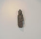 Video showing multiple views, the open suspension loop, possible wadjet-eye emblem and burial patina of an ancient Egyptian Sekhmet or Bastet faience amulet
