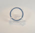 Rotating view of an ancient Roman cobalt-blue glass bracelet, highlighting its complete circular form, vibrant coloration, archaeological wear, and craftsmanship from the Roman Imperial Period, circa 1st–4th century AD
