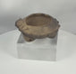 360-degree video of an authentic Pre-Columbian West Mexican terracotta tripod vessel showcasing its sculpted zoomorphic heads, hollow tripod legs, archaeological patina, and ceremonial craftsmanship dating to circa 300 BCE–300 CE.