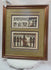 Framed Ancient Egyptian papyrus depicting ritual and funerary scenes with deities and hieroglyphs
