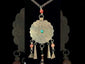 Central Asian Tribal Pendant Necklace with Turquoise and Coin Drops | Circa Mid–20th Century