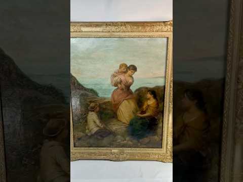 A Window to the Past — video showcasing “Happy Moments” by Edward John Cobbett R.B.A., a 19th-century Victorian oil painting of a mother and child, presented by Relic and Rarity.
