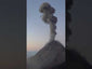 Video clip showing an erupting volcano, symbolizing the volcanic origins and cultural context of the Polynesian stone ancestor effigy.