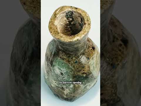 Roman Pale Green Glass Unguentarium | Circa 1st – 3rd Century CE