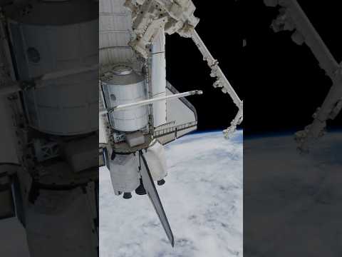 NASA Space Shuttle in Earth orbit showcasing the orbiter’s payload bay and thermal insulation systems — featured in video for 1984 flown shuttle blanket insulation artifact from Relic and Rarity.