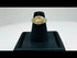 360-degree view of ancient bronze ring with engraved elephant motif and natural green patina