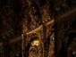 Video showcasing a 16th-century Gothic carved oak panel with deep foliate scrollwork, heraldic shield, and intricate medieval craftsmanship available at Relic & Rarity.