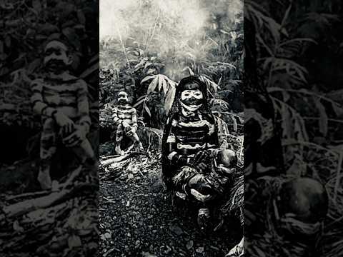 Mini documentary showcasing a traditional Sepik River ancestor spirit figure from Papua New Guinea, featuring carved wood construction with cowrie shell inlay and feather adornments.