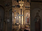 Video showing an 18th-century Russian Orthodox church interior with gilded iconostasis and religious icons, introducing the 18th-century Russian saint icon.