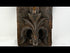 360-degree view of a 16th century Renaissance carved wooden devotional panel depicting the Pelican in Her Piety with surviving polychrome
