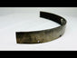 360-degree rotation of a 17th-century European forged steel armor segment used in siege and defensive protection.