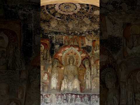 Short documentary presentation of a 16th–17th century Chinese gilt bronze Buddha in dhyana mudra, highlighting serene expression and lotus posture.