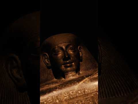 Video showcasing an ancient Egyptian faience ushabti from the Late Period, circa 664–332 BCE, with traces of original pigment.