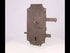 Video highlighting an 18th century European hand-forged iron door lock with visible springs, keyhole, and aged surface