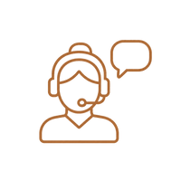 Customer-support specialist with a headset representing dedicated assistance for collectors.