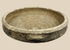 Authentic Roman North African terracotta bowl dating to the Roman Imperial Period, featuring a broad shallow form with traces of white slip.