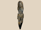 16th century Spanish Colonial carved wooden Christ figure with aged devotional wear