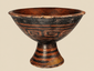 Precolombino | Vasija de Pedestal de Terracota con Motivos Geométricos | C. 500 a. C. – 1200 d. C.